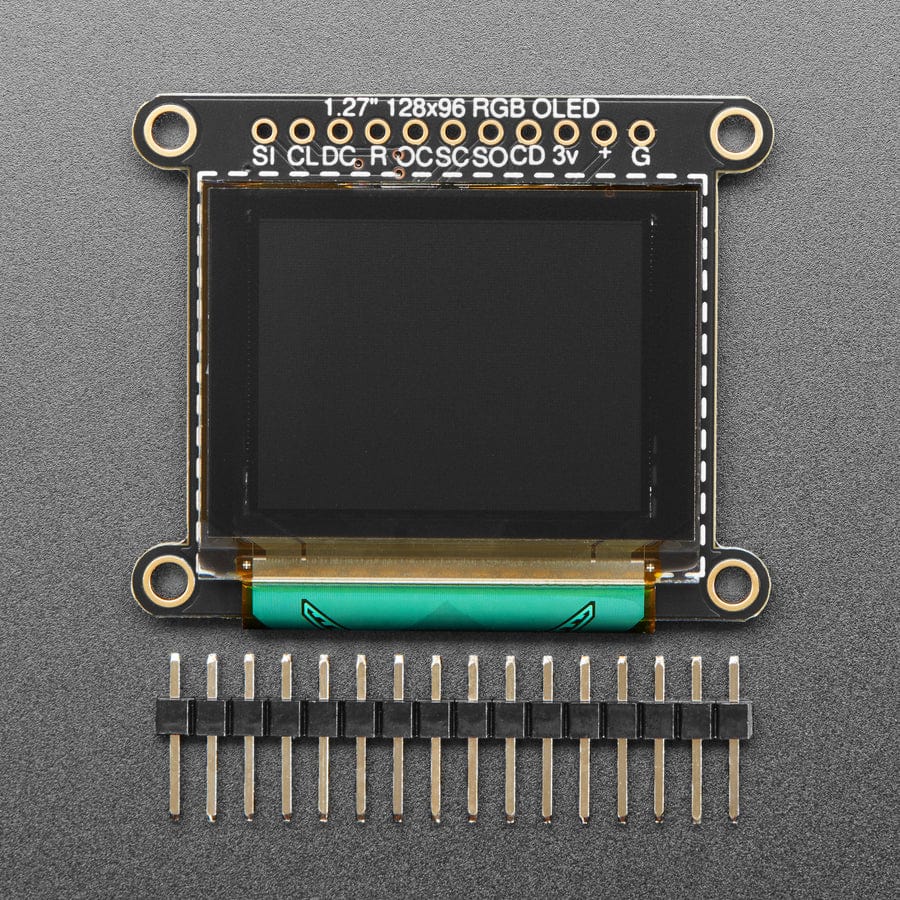 OLED Breakout Board - 16-bit Color 1.27" w/microSD holder - Image 2
