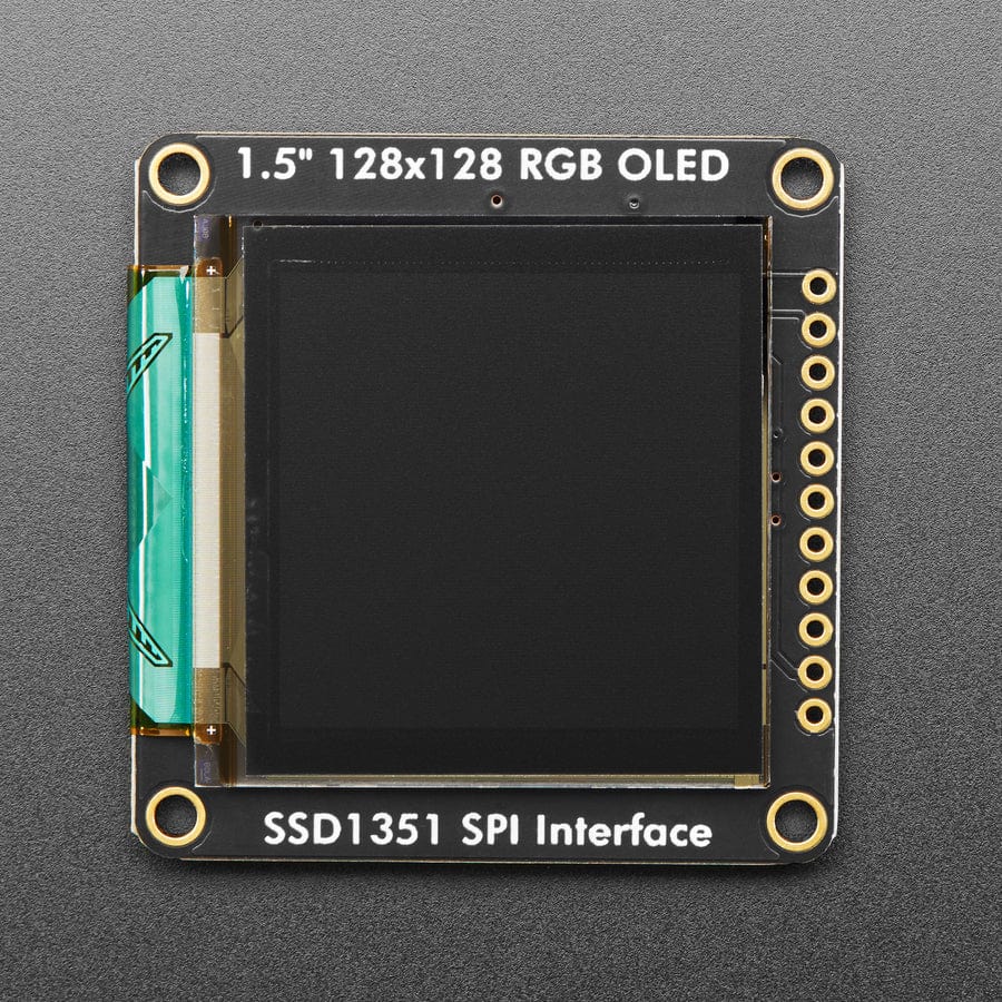 OLED Breakout Board - 16-bit Color 1.5" w/microSD holder - EYESPI Connector - Image 3