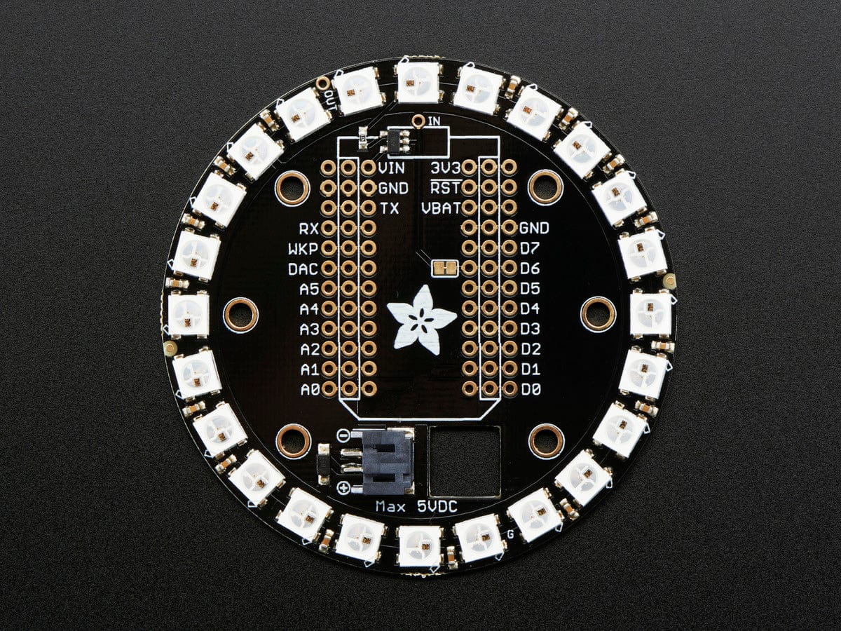 Adafruit Particle/Spark NeoPixel Ring Kit - 24 NeoPixels [Discontinued] - Image 2
