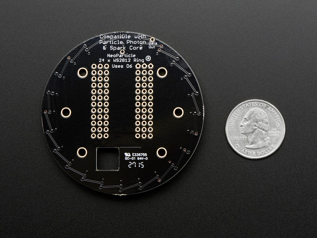 Adafruit Particle/Spark NeoPixel Ring Kit - 24 NeoPixels [Discontinued] - Image 6