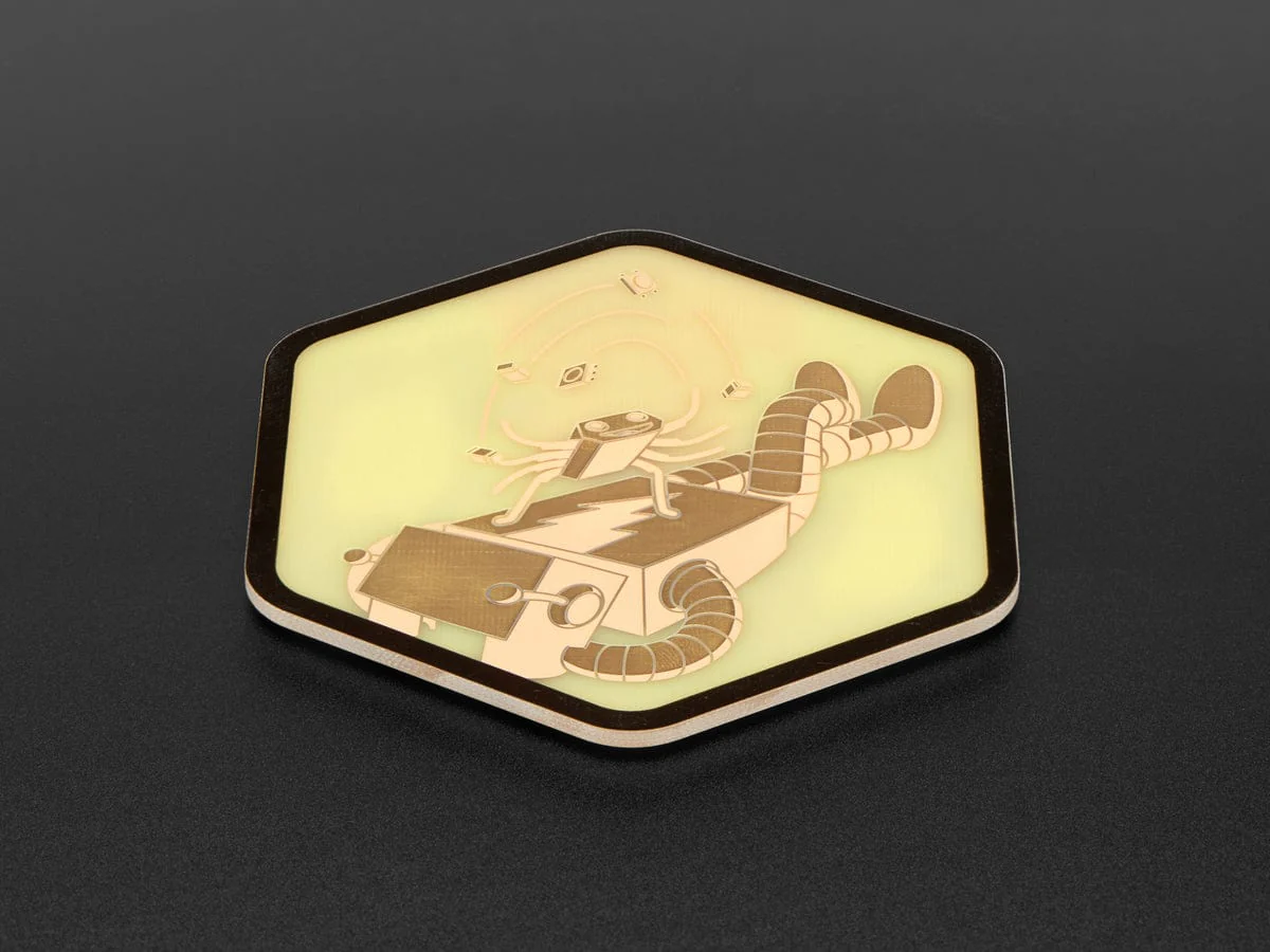 Adafruit PCB Coaster - Hans + Adabot [Discontinued] - Image 2