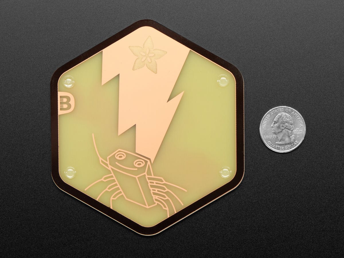 Adafruit PCB Coaster - Hans + Adabot [Discontinued] - Image 3