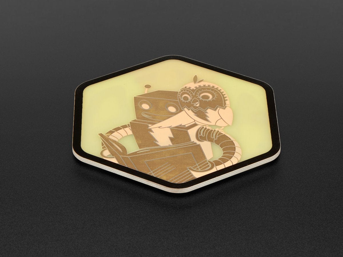 Adafruit PCB Coaster - Minerva + Adabot [Discontinued] - Image 2