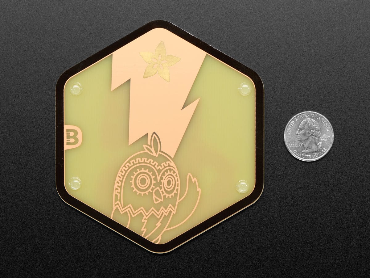 Adafruit PCB Coaster - Minerva + Adabot [Discontinued] - Image 3