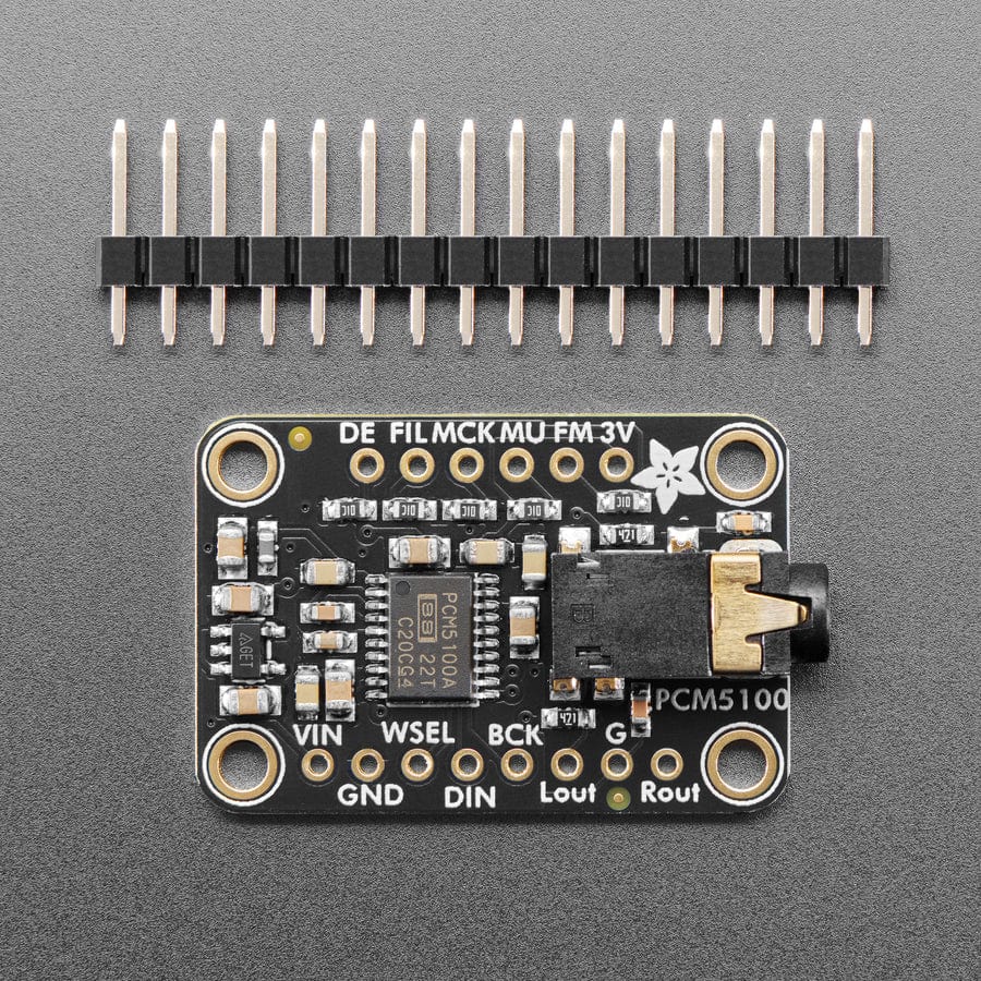 Adafruit PCM5100 I2S DAC with Line Level Output - 100dB SNR - Image 2