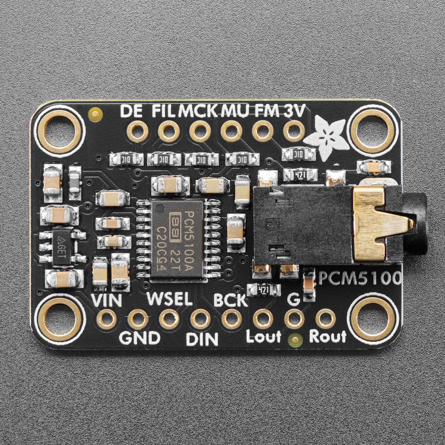 Adafruit PCM5100 I2S DAC with Line Level Output - 100dB SNR - Image 3