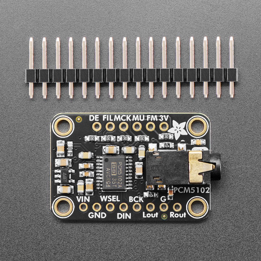 Adafruit PCM5102 I2S DAC with Line Level Output - 112dB SNR - Image 2