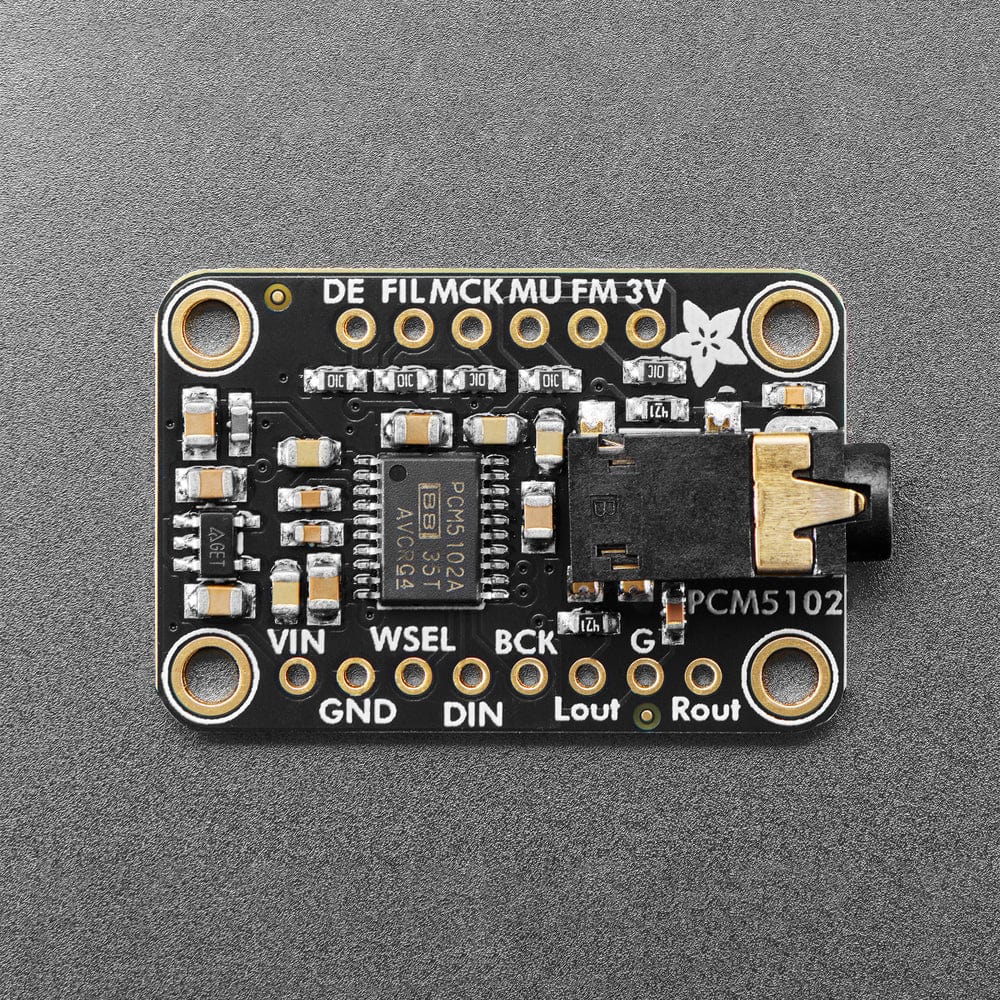 Adafruit PCM5102 I2S DAC with Line Level Output - 112dB SNR - Image 4