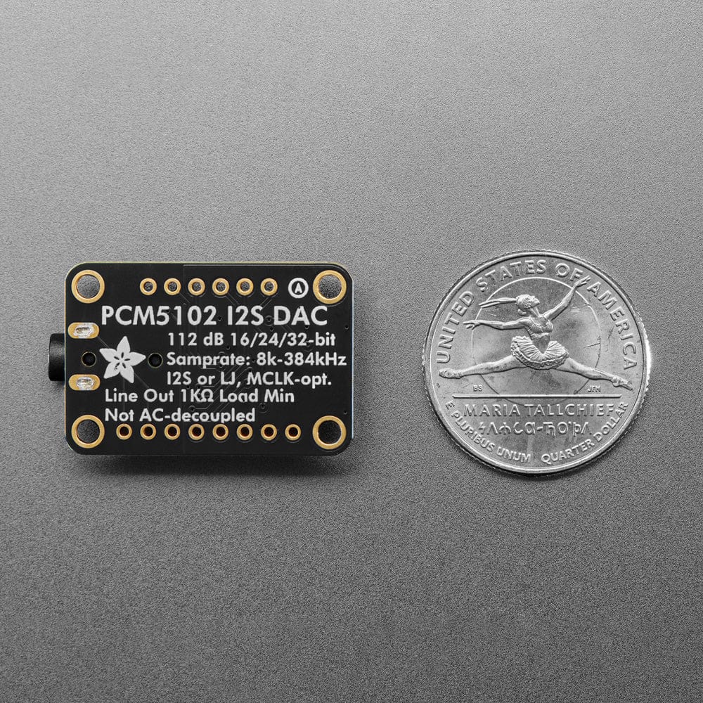 Adafruit PCM5102 I2S DAC with Line Level Output - 112dB SNR - Image 5