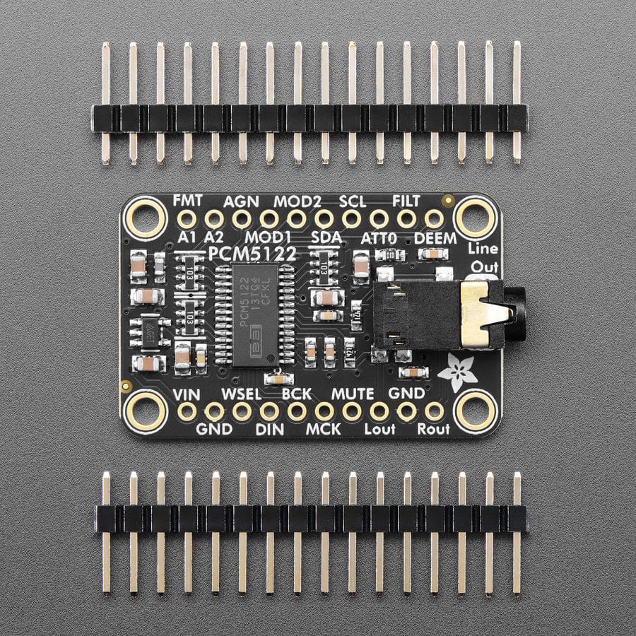 Adafruit PCM5122 I2S DAC with Line Level Output - HW, I2C or SPI - Image 2