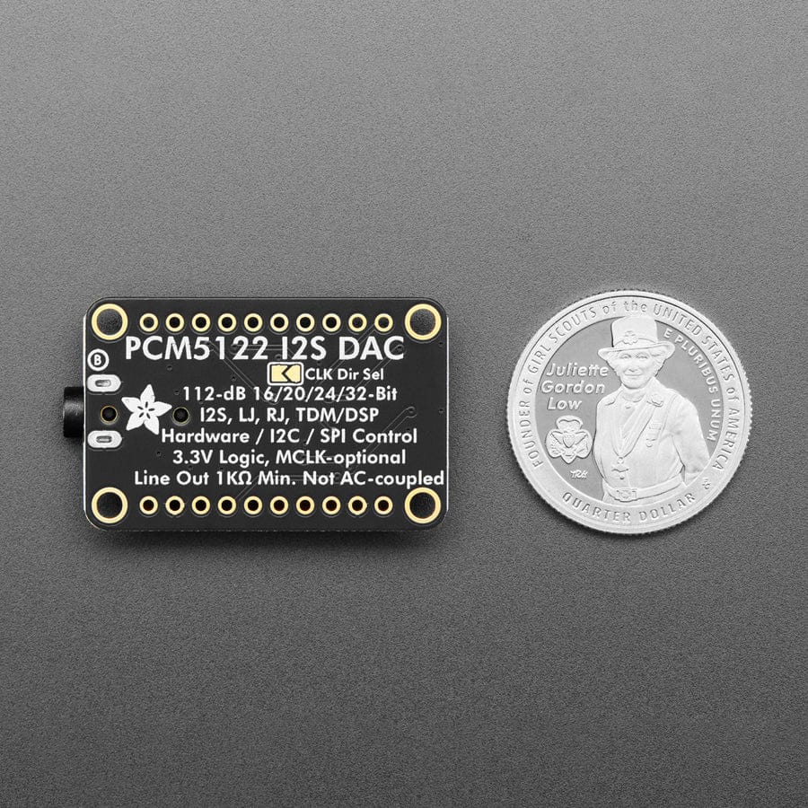 Adafruit PCM5122 I2S DAC with Line Level Output - HW, I2C or SPI - Image 5