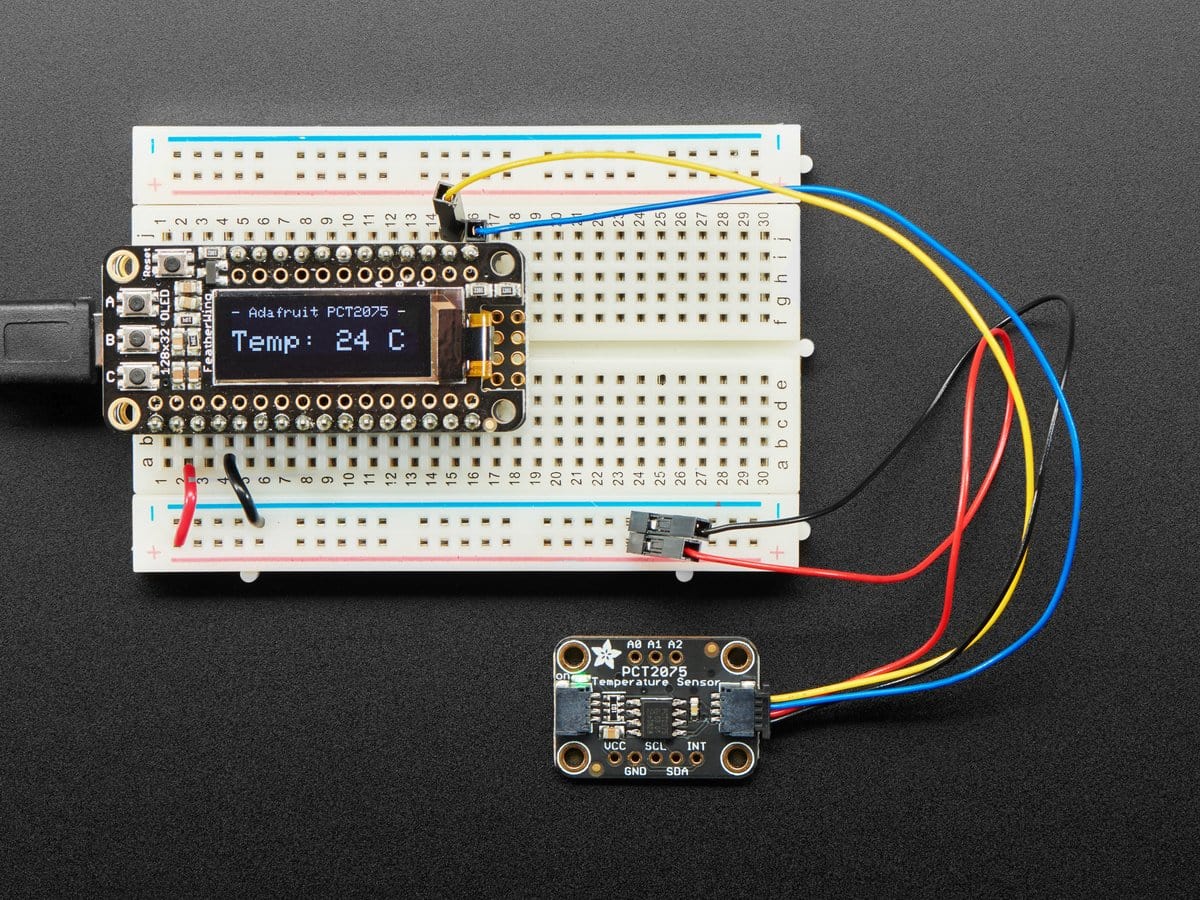 Adafruit PCT2075 Temperature Sensor - STEMMA QT / Qwiic - Image 2