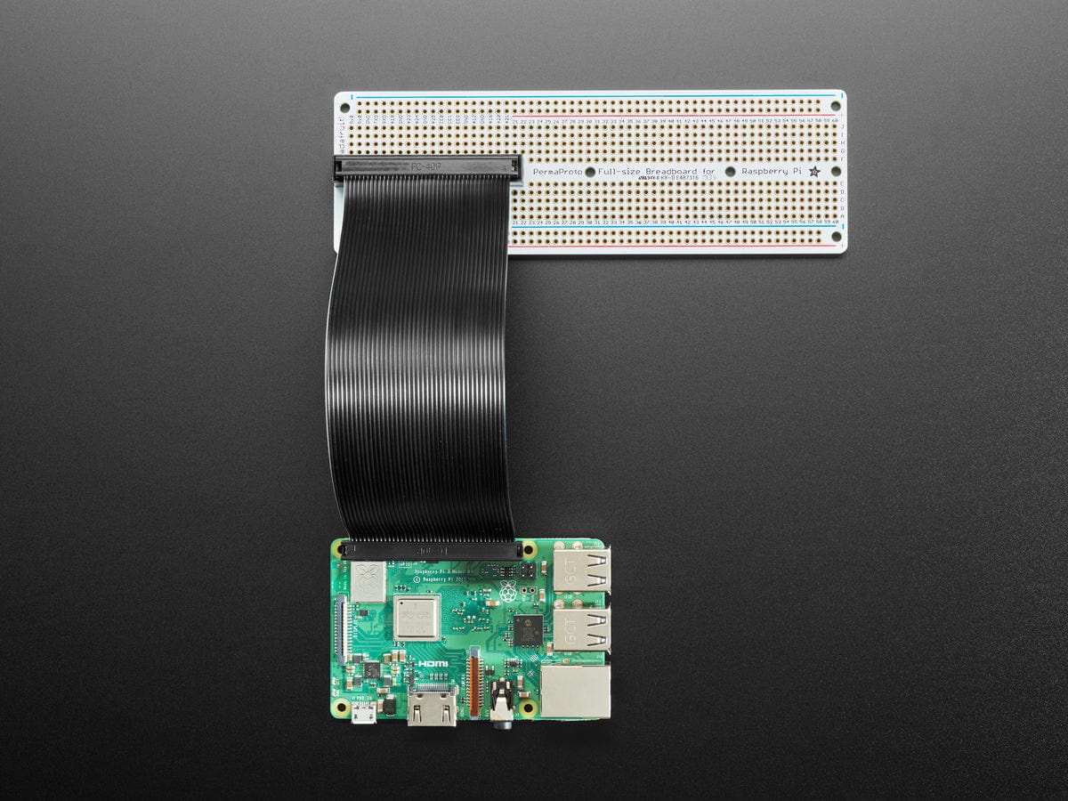 Adafruit Perma-Proto 40-Pin Raspberry Pi Breadboard PCB Kit (with 2x20 Header) - Image 3