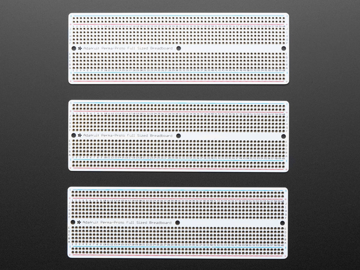 Adafruit Perma-Proto Full-sized Breadboard PCB - 3 Pack! - Image 2