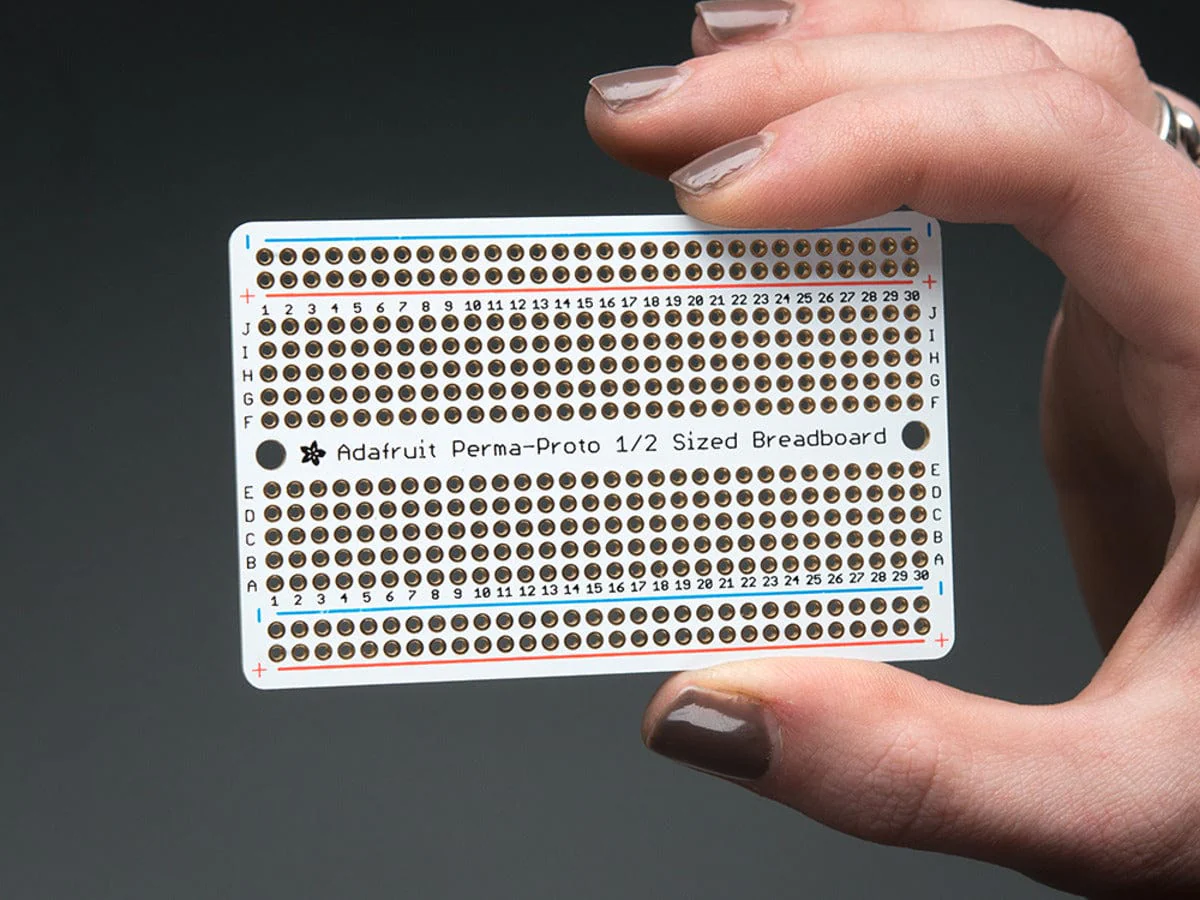Adafruit Perma-Proto Half-sized Breadboard PCB - 3 Pack! - Image 2