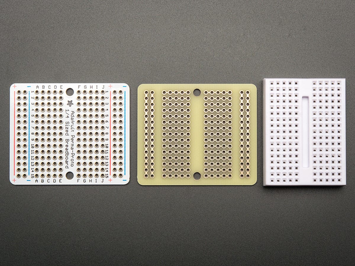 Adafruit Perma-Proto Quarter-sized Breadboard PCB - 3 Pack! - Image 4