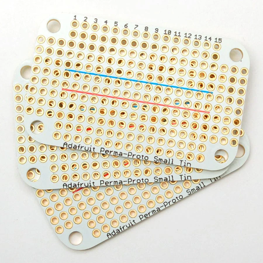 Adafruit Perma-Proto Small Mint Tin Size Breadboard PCB - 3 pack - Image 2