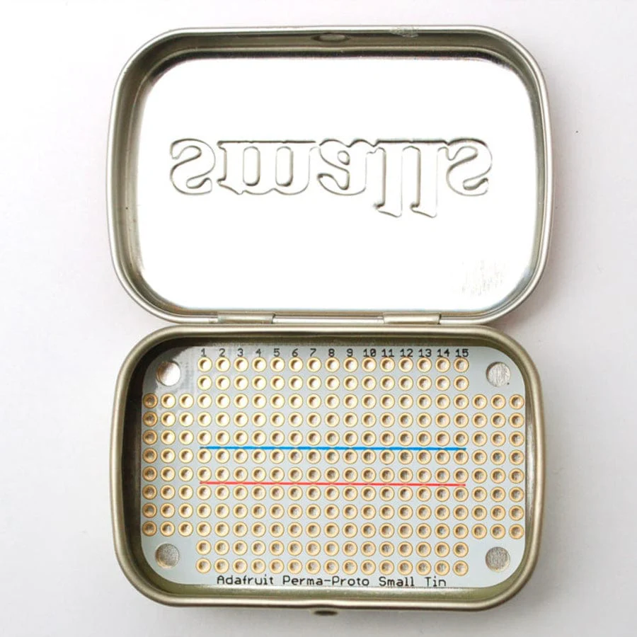 Adafruit Perma-Proto Small Mint Tin Size Breadboard PCB - 3 pack - Image 5