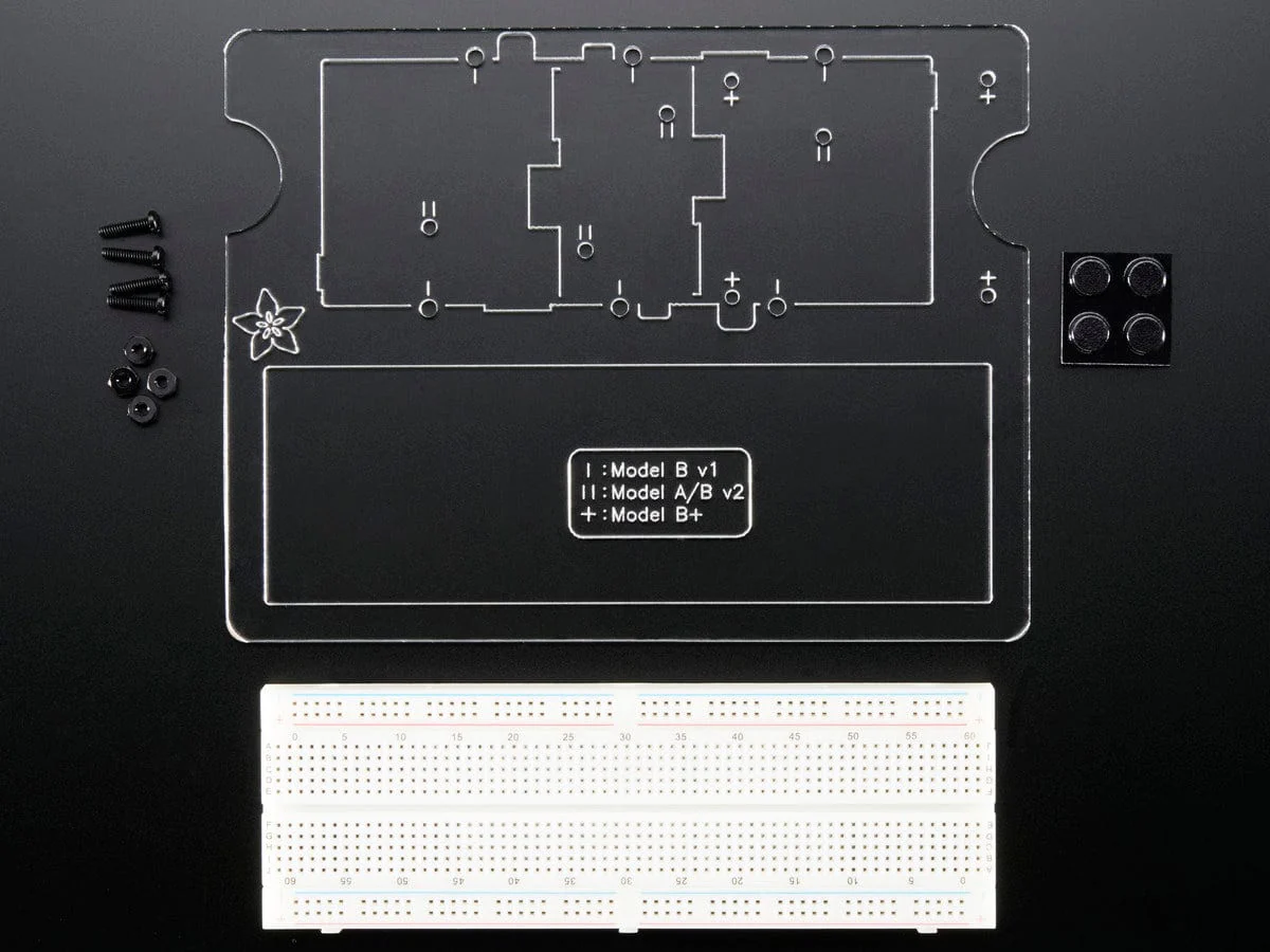 Adafruit Pi Dish for Raspberry Pi - Includes Breadboard