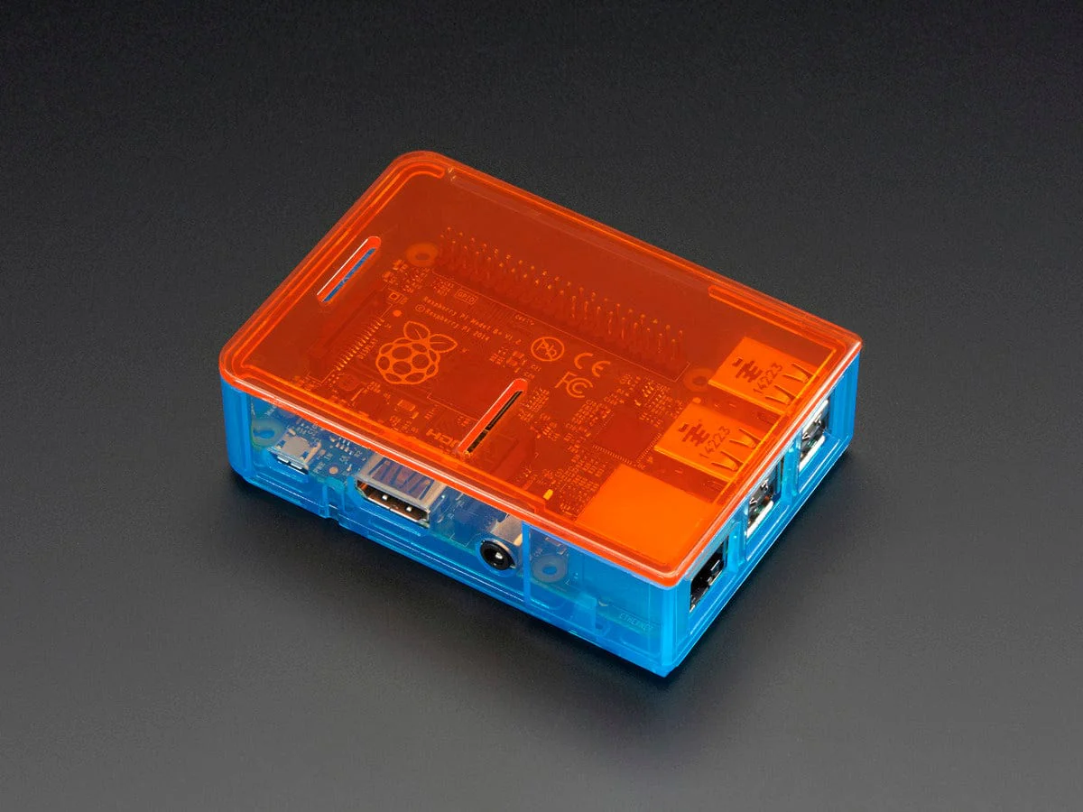 Pi Model B+ / Pi 2 / Pi 3 Case Base - Blue [discontinued] - Image 3