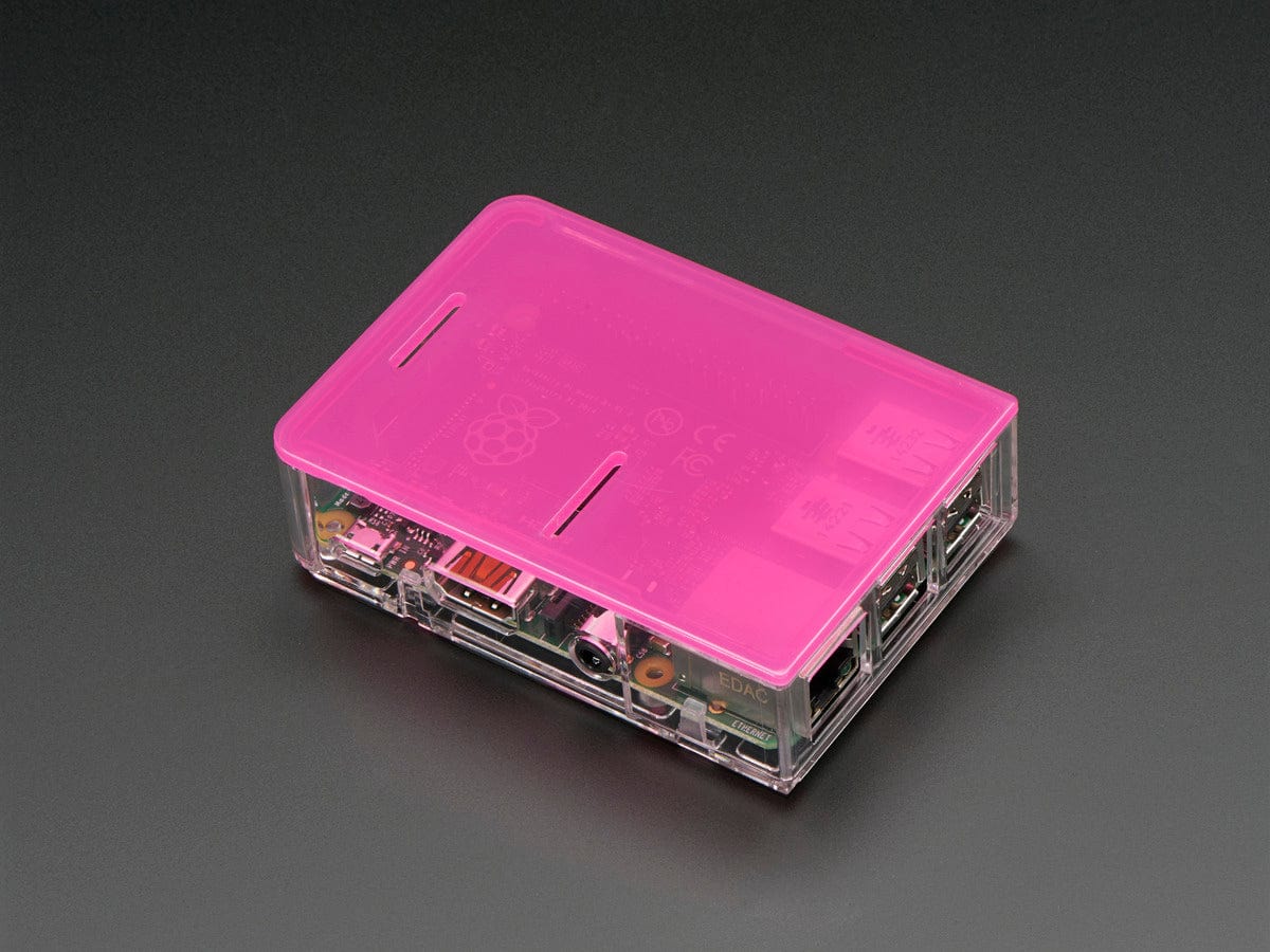 Pi Model B+ / Pi 2 / Pi 3 Case Base - Clear [Discontinued] - Image 3