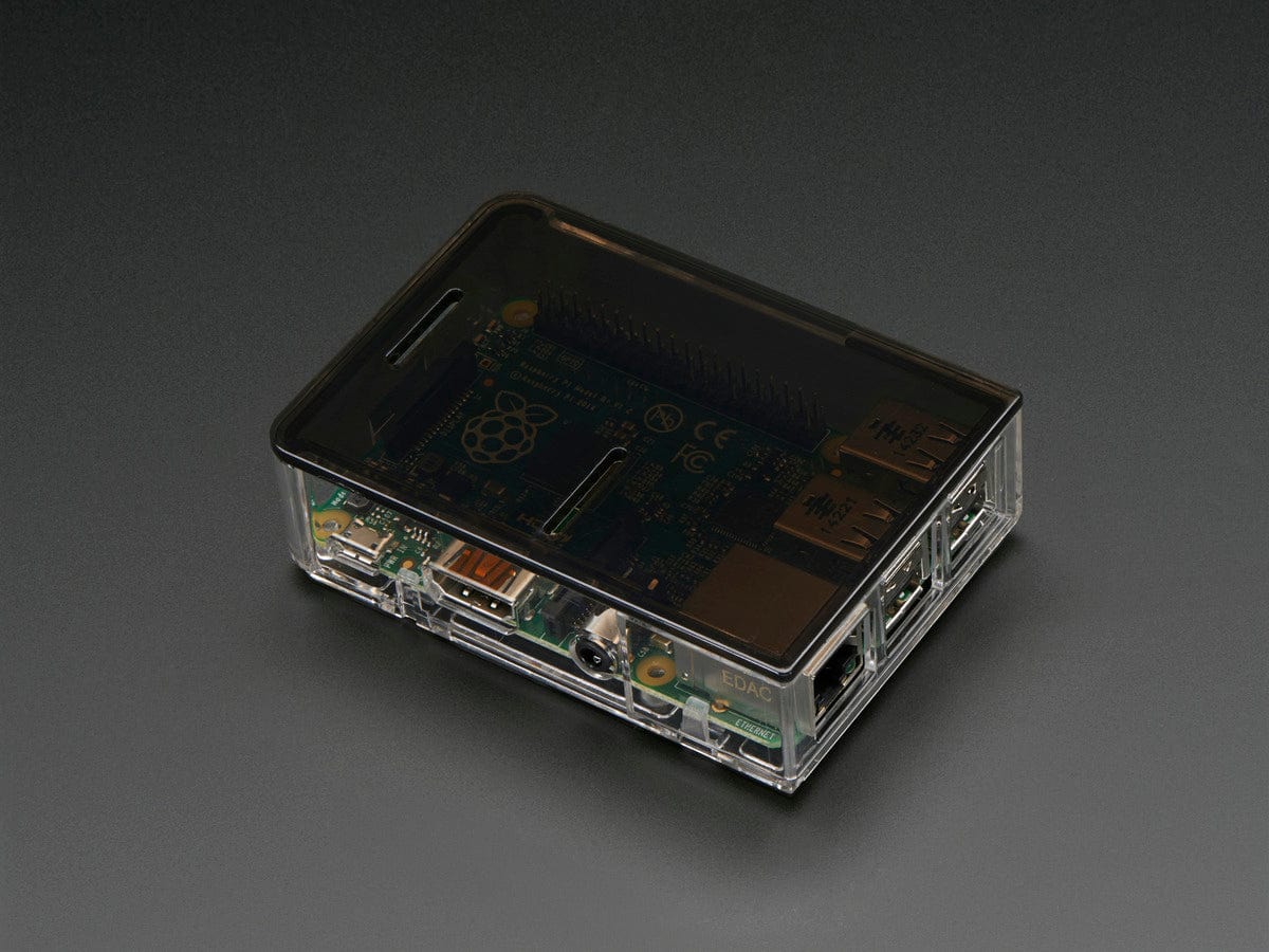 Pi Model B+ / Pi 2 / Pi 3 Case Base - Clear [Discontinued] - Image 4