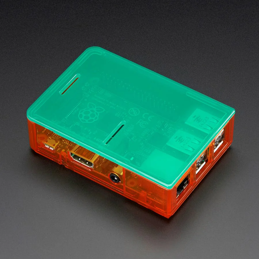 Pi Model B+ / Pi 2 / Pi 3 Case Base - Orange - Image 3