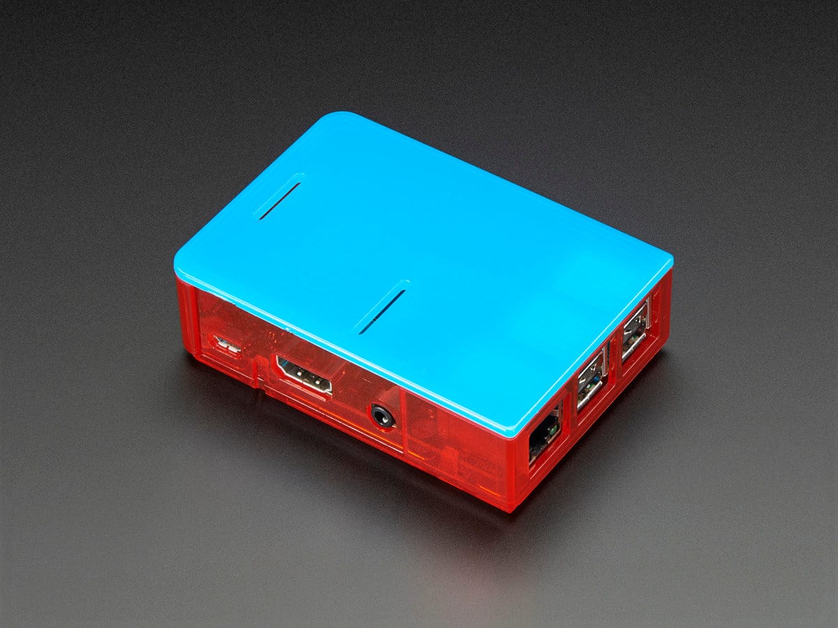 Pi Model B+ / Pi 2 / Pi 3 Case Base - Red [Discontinued] - Image 3