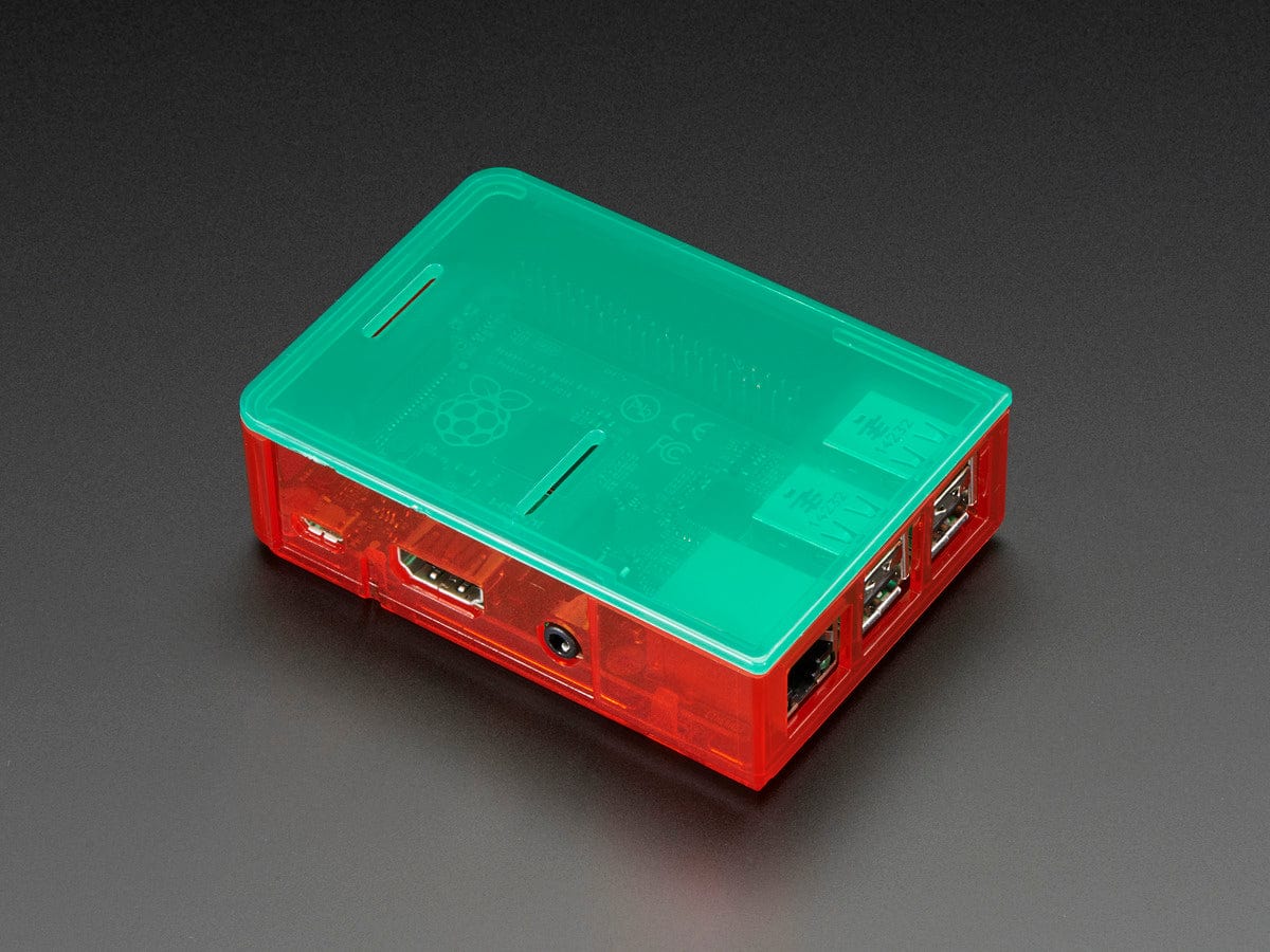 Pi Model B+ / Pi 2 / Pi 3 Case Base - Red [Discontinued] - Image 4
