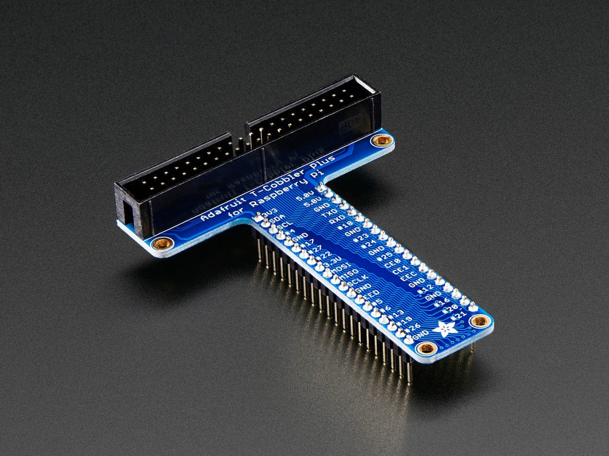 Adafruit Pi T-Cobbler Plus Kit Breakout for 2x20 Raspberry Pi (A+, B+, Pi 2, Pi 3, Pi 4, Zero) [discontinued] - Image 2
