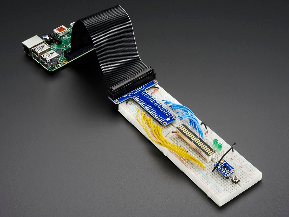 Adafruit Pi T-Cobbler Plus Kit Breakout for 2x20 Raspberry Pi (A+, B+, Pi 2, Pi 3, Pi 4, Zero) [discontinued] - Image 3