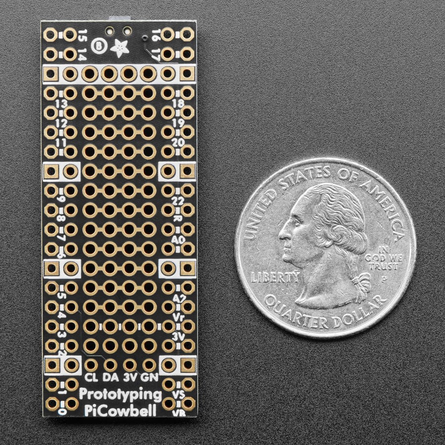 Adafruit PiCowbell Proto for Pico - Reset Button & STEMMA QT - Image 4