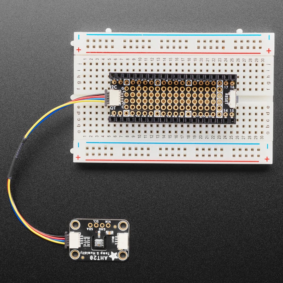 Adafruit PiCowbell Proto for Pico - Reset Button & STEMMA QT - Image 5