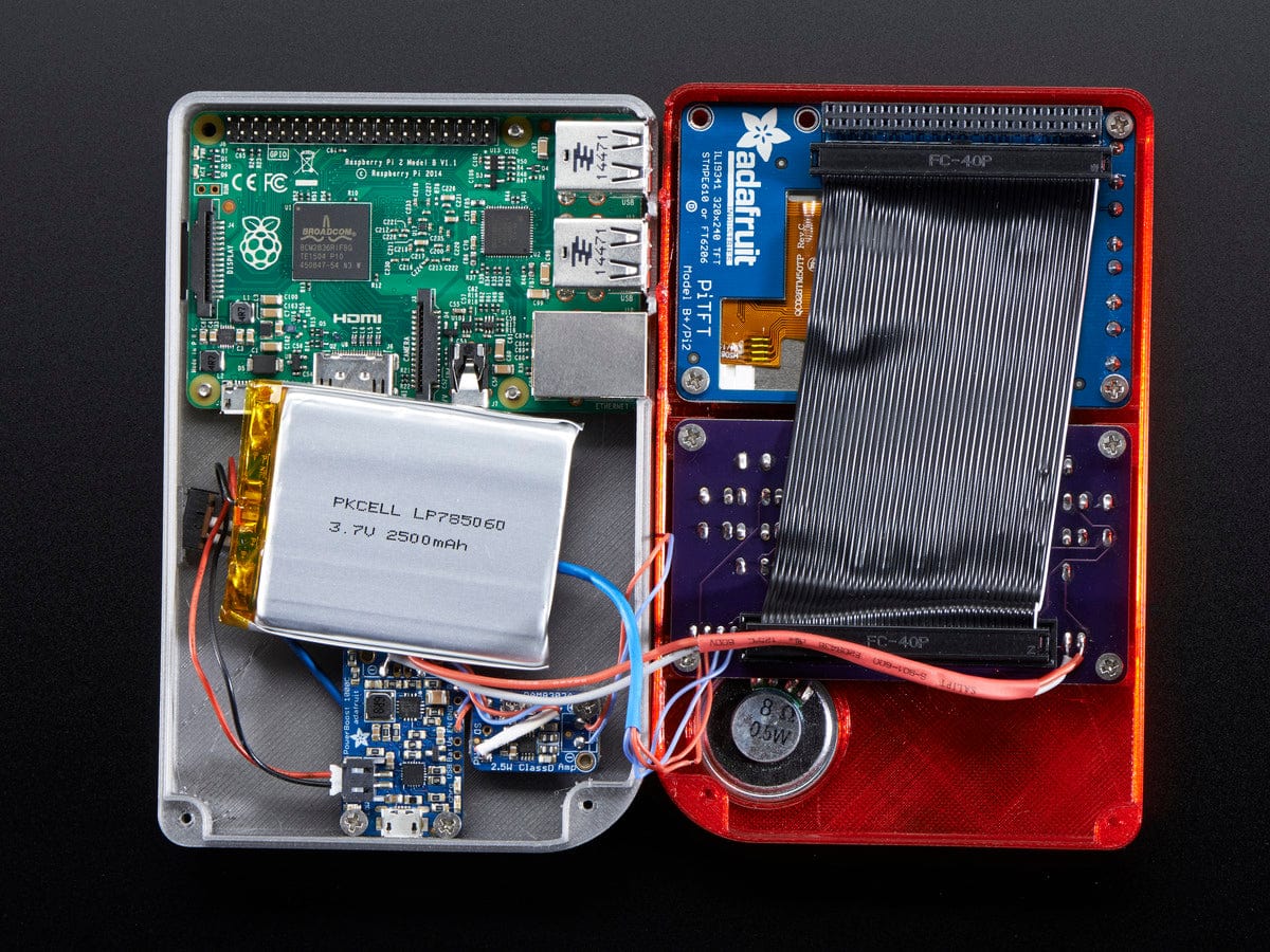 PiGRRL 2.0 Kit Pack - Build your own Pi Game Emulator! (CASE + RASPBERRY PI NOT INCLUDED) [discontinued] - Image 2