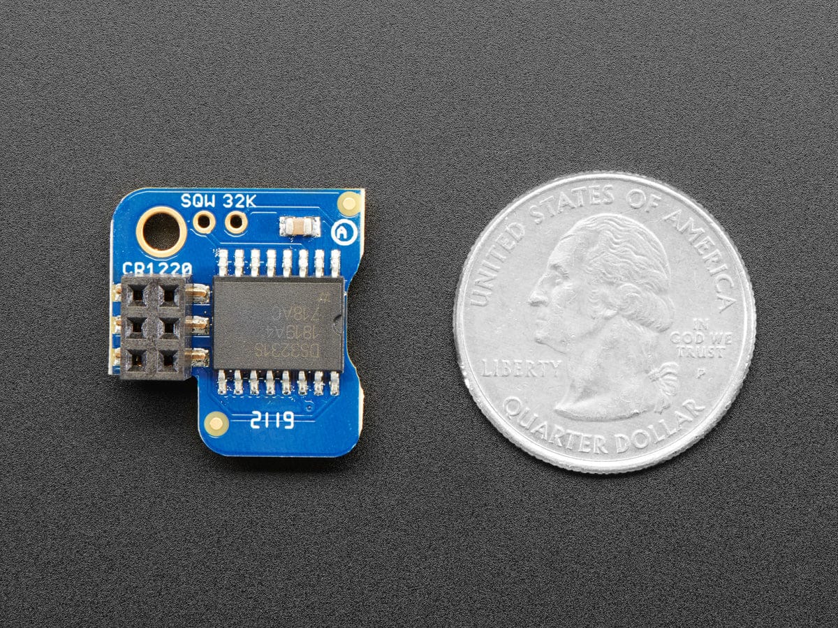 Adafruit PiRTC - Precise DS3231 Real Time Clock for Raspberry Pi - Image 5