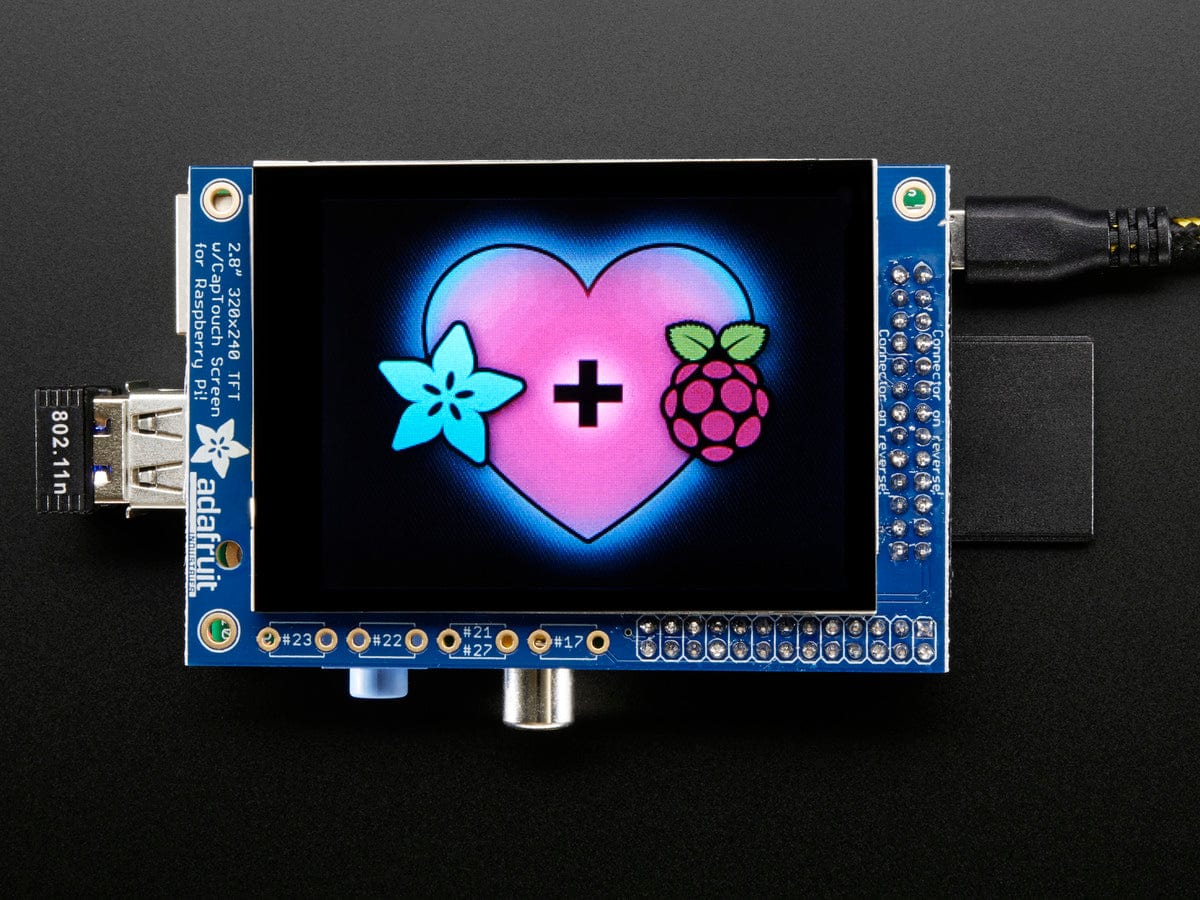 PiTFT 2.8" TFT 320x240 + Capacitive Touchscreen for Raspberry Pi [Discontinued] - Image 3
