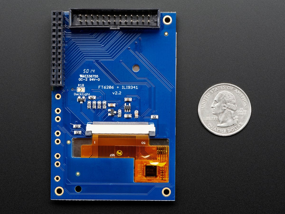 PiTFT 2.8" TFT 320x240 + Capacitive Touchscreen for Raspberry Pi [Discontinued] - Image 8
