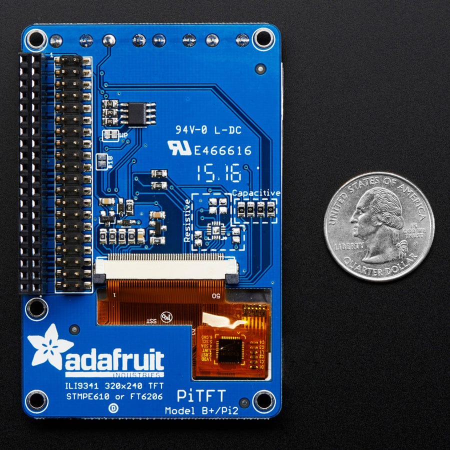 Adafruit PiTFT Plus 320 x 240 2.8" TFT + Capacitive Touchscreen - Image 5
