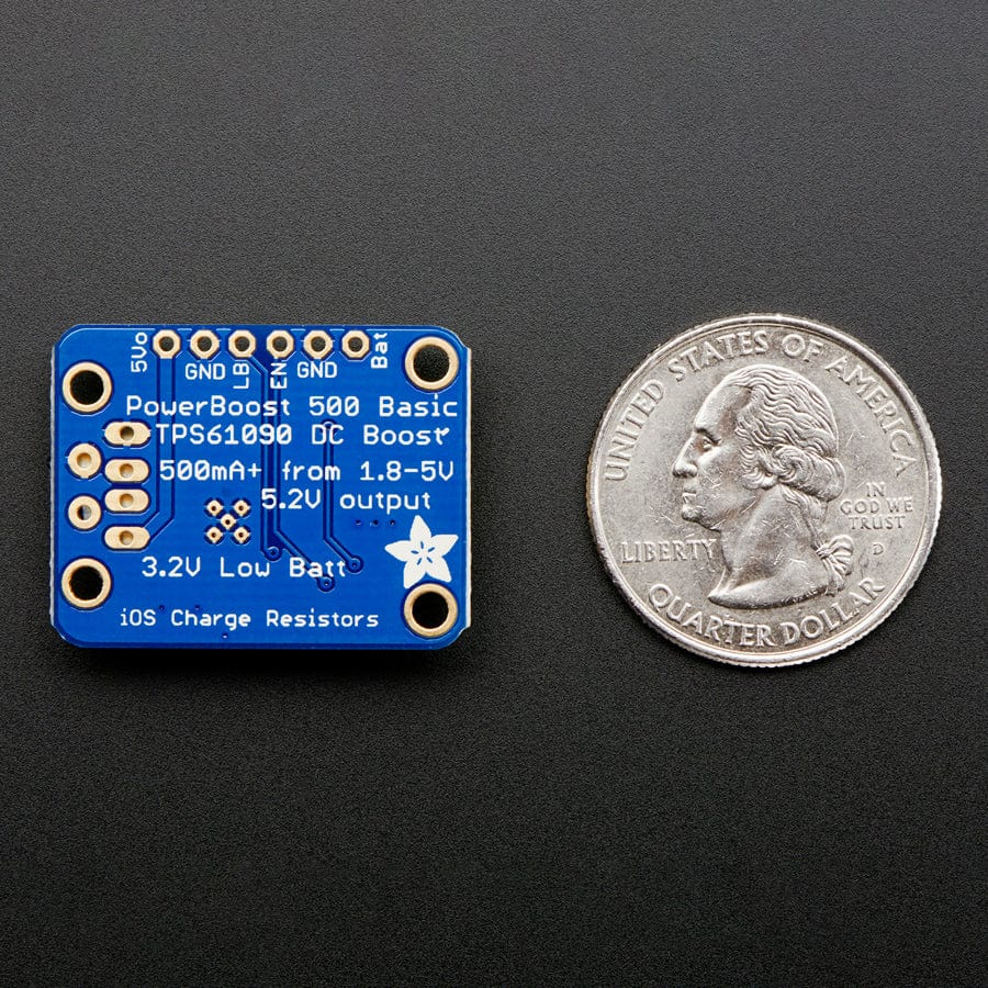 PowerBoost 500 Basic - 5V USB Boost @ 500mA from 1.8V+ - Image 4
