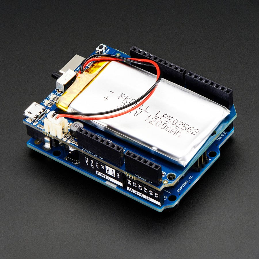Adafruit PowerBoost 500 Shield - Rechargeable 5V Power Shield - Image 2