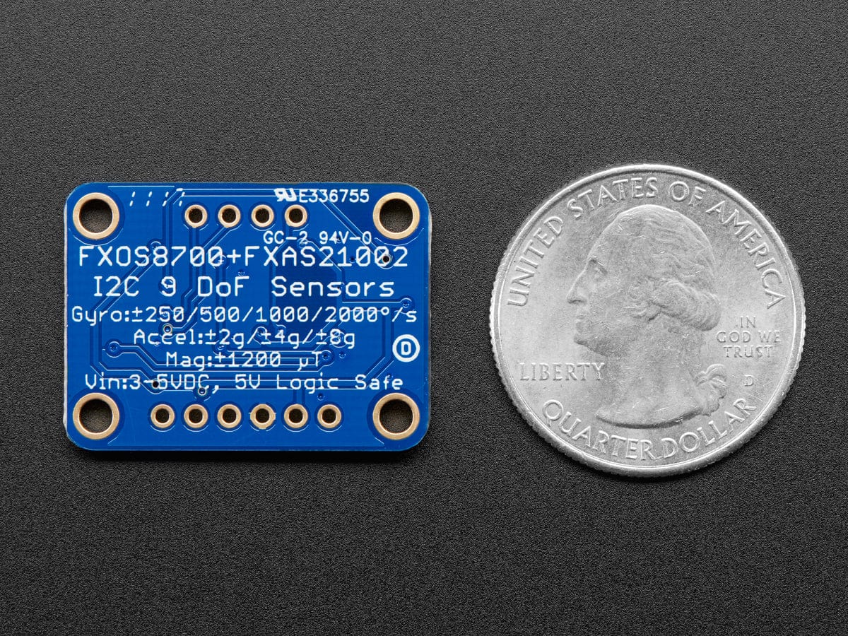 Adafruit Precision NXP 9-DOF Breakout Board (FXOS8700 + FXAS21002) [Discontinued] - Image 3