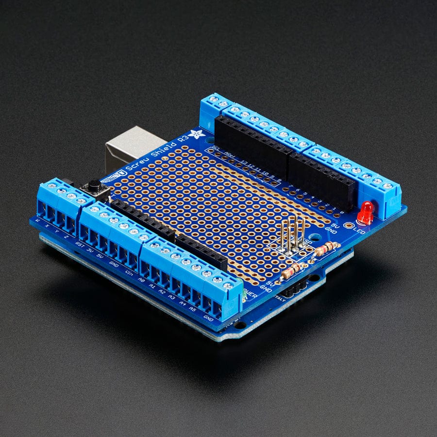 Proto-Screwshield (Wingshield) R3 Kit for Arduino - Image 2