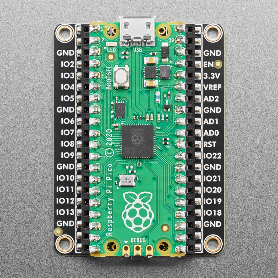 Adafruit Proto Under Plate PiCowBell for Pico - Reset Button & STEMMA QT - Image 3