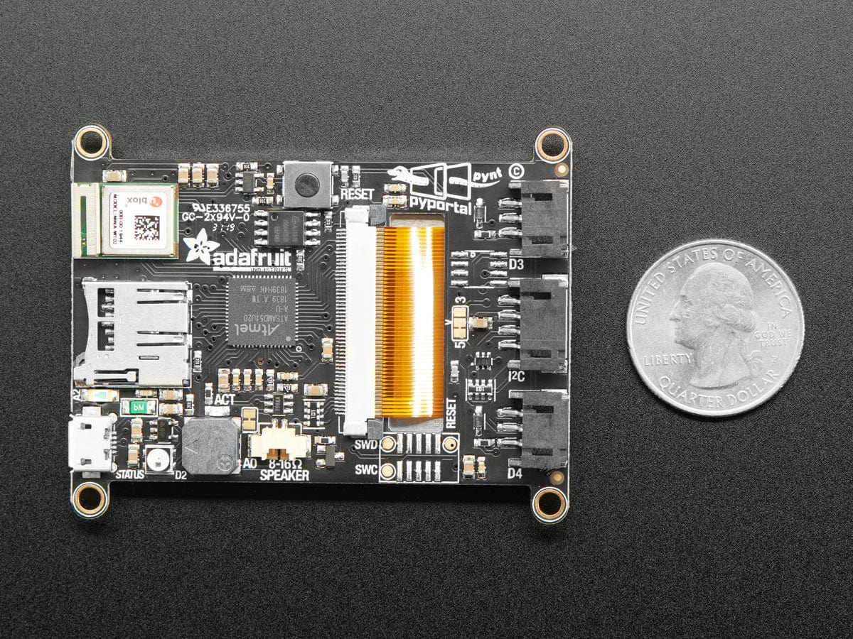 Adafruit PyPortal Pynt - CircuitPython Powered Internet Display (2.4" TFT) - Image 6