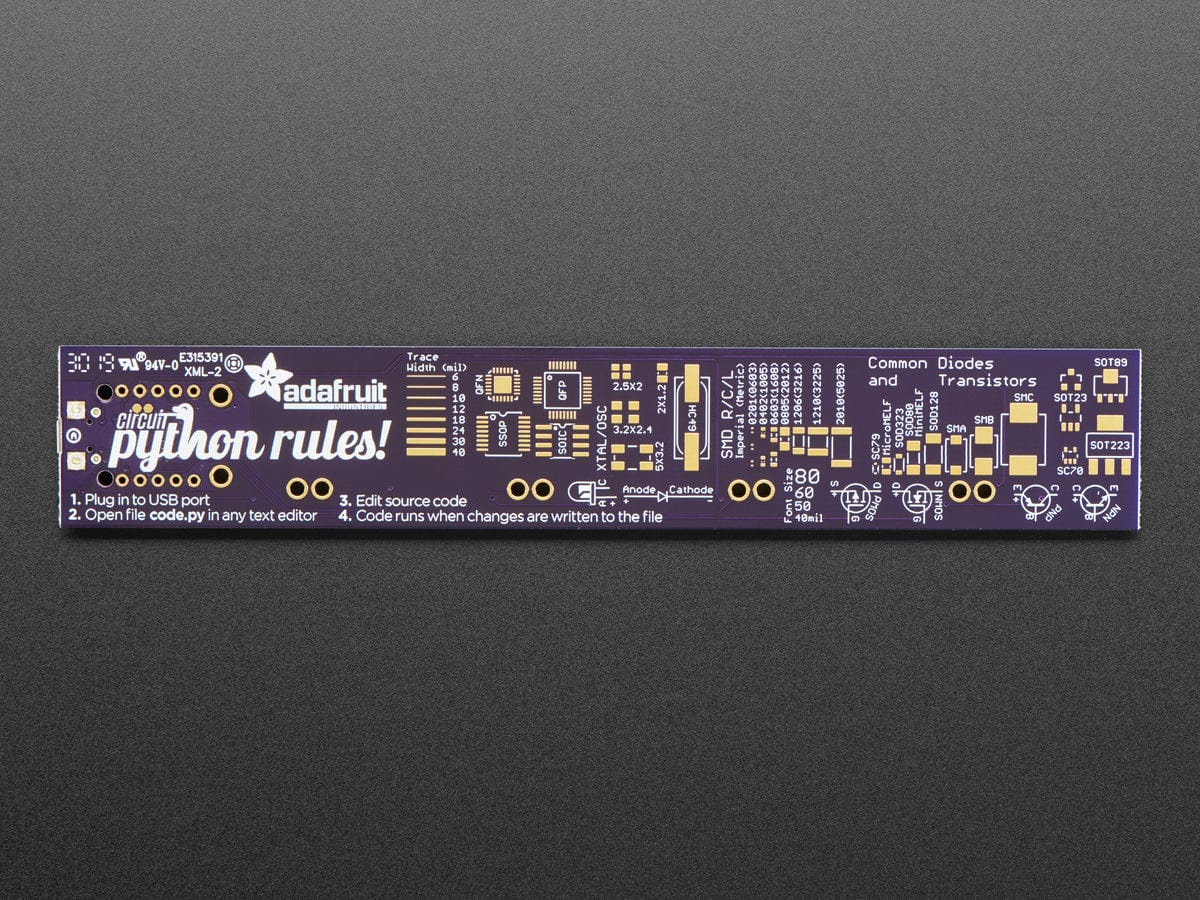 Adafruit PyRuler - Engineer Reference Ruler with CircuitPython - Image 3