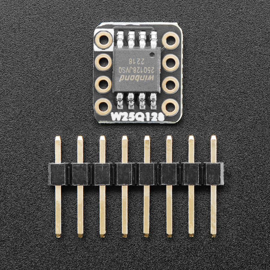 Adafruit QSPI DIP Breakout Board - W25Q128 - 128 MBit 16 MByte - W25Q128JVSSIQ - Image 2