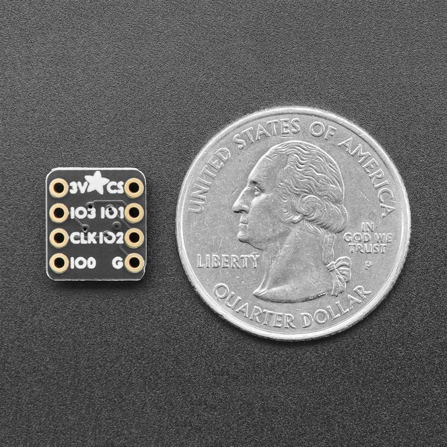Adafruit QSPI DIP Breakout Board - W25Q128 - 128 MBit 16 MByte - W25Q128JVSSIQ - Image 3