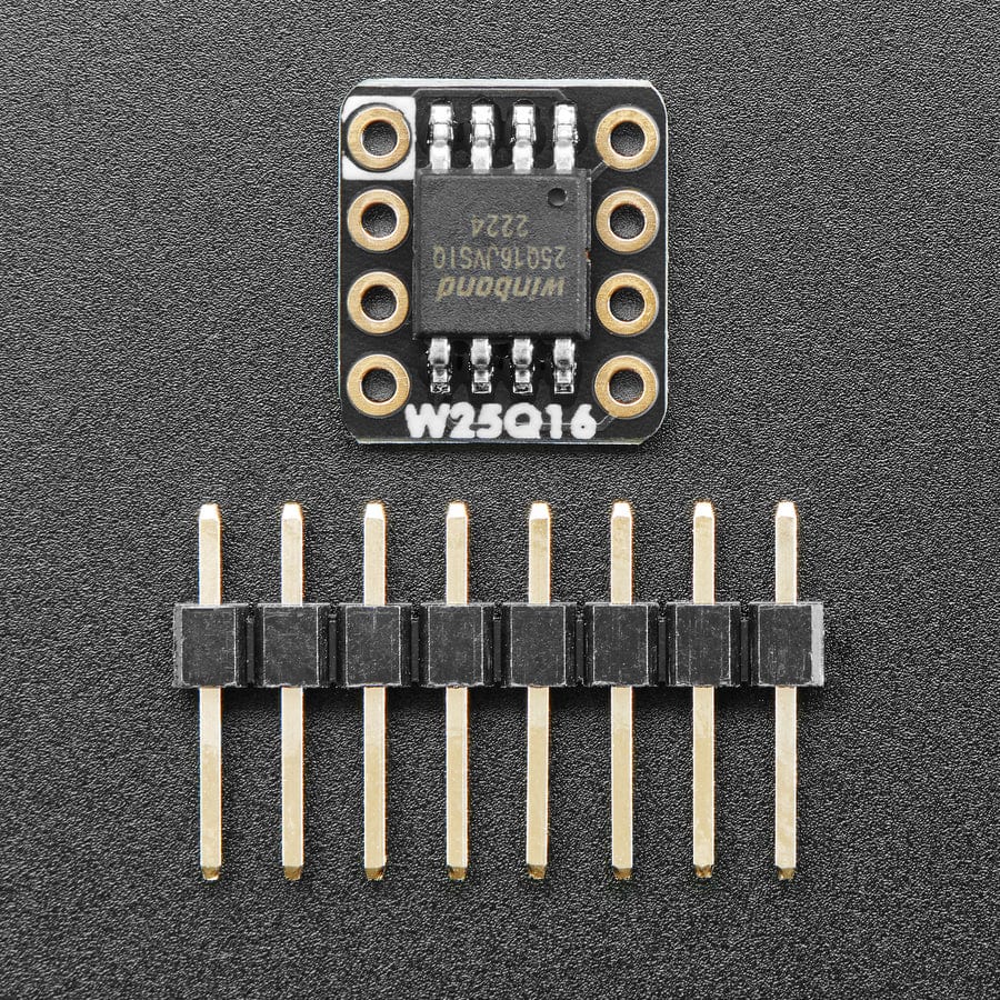 Adafruit QSPI DIP Breakout Board - W25Q16 - 16 MBit 2 MByte - W25Q16JVSSIQ [Discontinued] - Image 2
