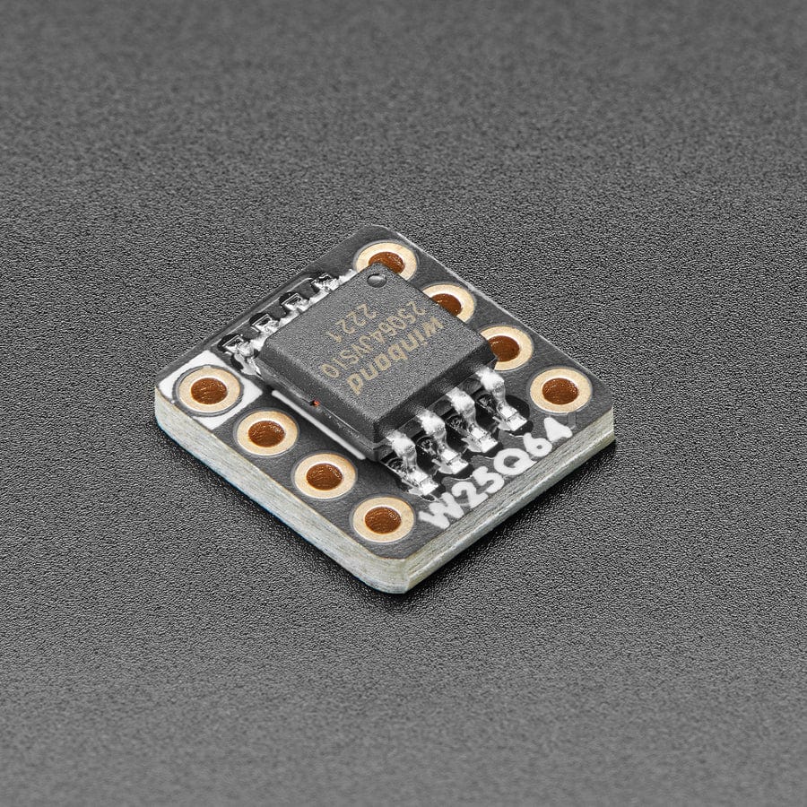 Adafruit QSPI DIP Breakout Board - W25Q64 - 64 MBit 8 MByte - W25Q64JVSSIQ