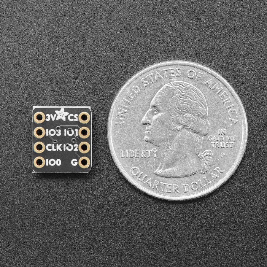 Adafruit QSPI DIP Breakout Board - W25Q64 - 64 MBit 8 MByte - W25Q64JVSSIQ - Image 3